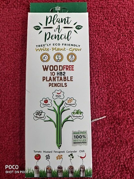 Woodfree Extra Dark HB2 Plantable Pencils uploaded by KAZ Eco Friendly Products on 11/3/2020