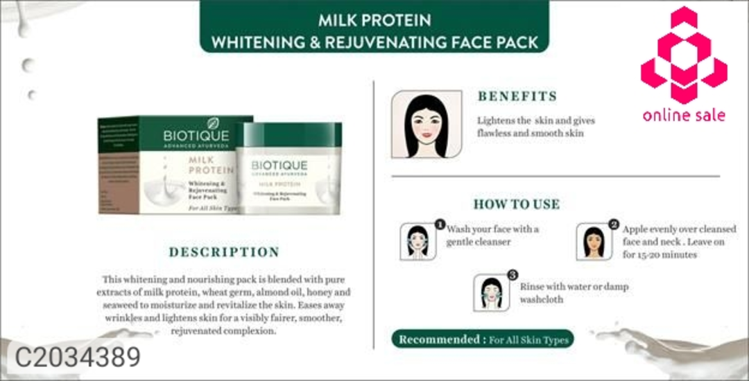 Boutique Coconut Whitening Cream Pack Of 2 uploaded by business on 6/17/2022