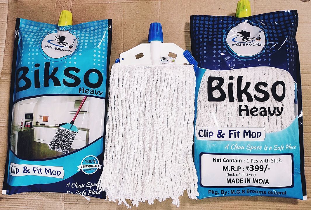 bikso clip mop 9" uploaded by mgs brooms on 11/3/2020