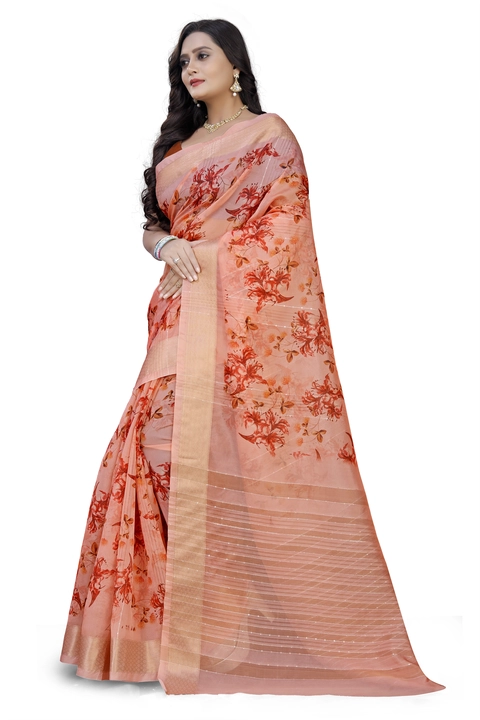 ORGANZA digital print with sequence  uploaded by Anjali fashion on 6/17/2022