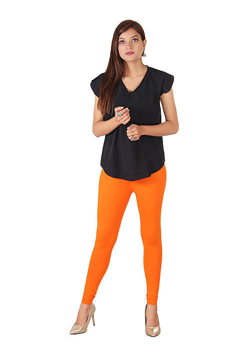 Ankle Length Lycra Leggings, 4-way Stretchable, BioWash, Silicon Finish, Broad Elastic, Heavy GSM uploaded by SIDDHI IMPEX on 6/18/2020