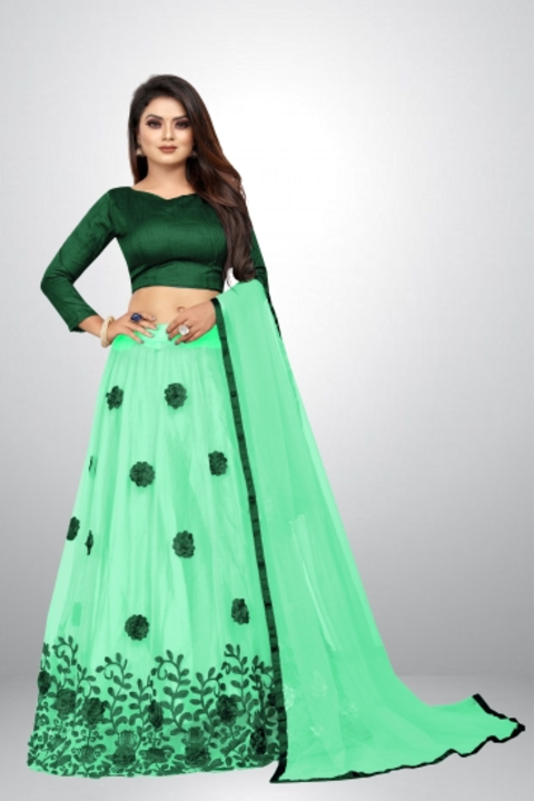 Semi Stitched Lehenga Choli
 uploaded by Indian fashion dresses on 6/18/2022