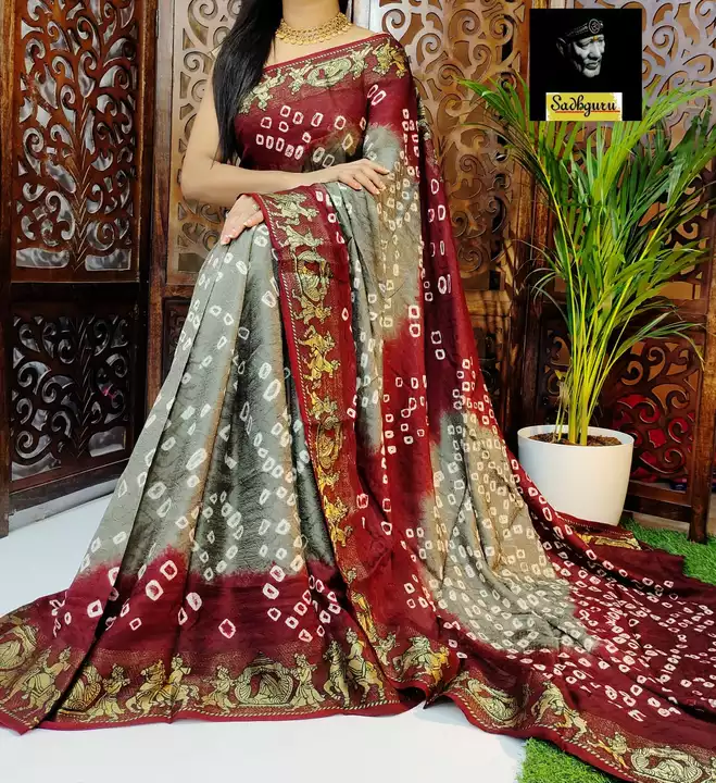Post image Beautiful soft rolling Bandini sarees
Allover nice Bandini design with contrast border
Nice contrast Bandini design n contrast blouse

*Price: 1099+$*
