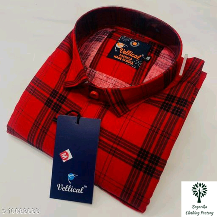 Vellical Men Shirts*
Fabric: Cotton uploaded by Sagarika Colting factory on 6/18/2022