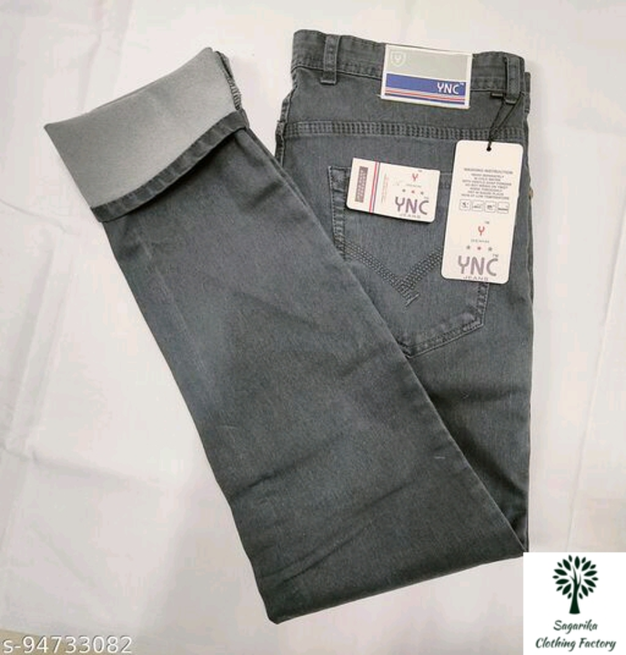 Elegant Fashionista Men Jeans*
Fabric: Denim uploaded by Sagarika Colting factory on 6/18/2022
