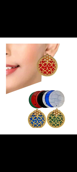 Changeble earrings  uploaded by Dulhan jewellers  on 6/18/2022