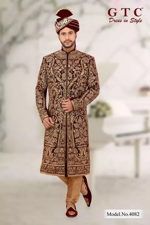 Imperial GTC- Traditional Wedding Sherwani uploaded by AMBE COLLECTIONS  on 6/18/2022
