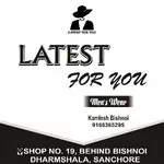 Business logo of Latest for you men's wear