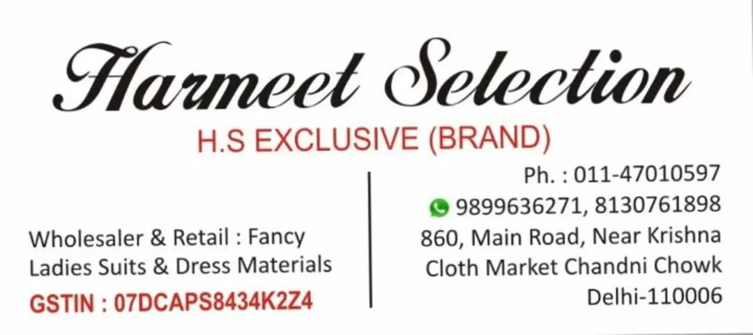Factory Store Images of Harmeet Selection