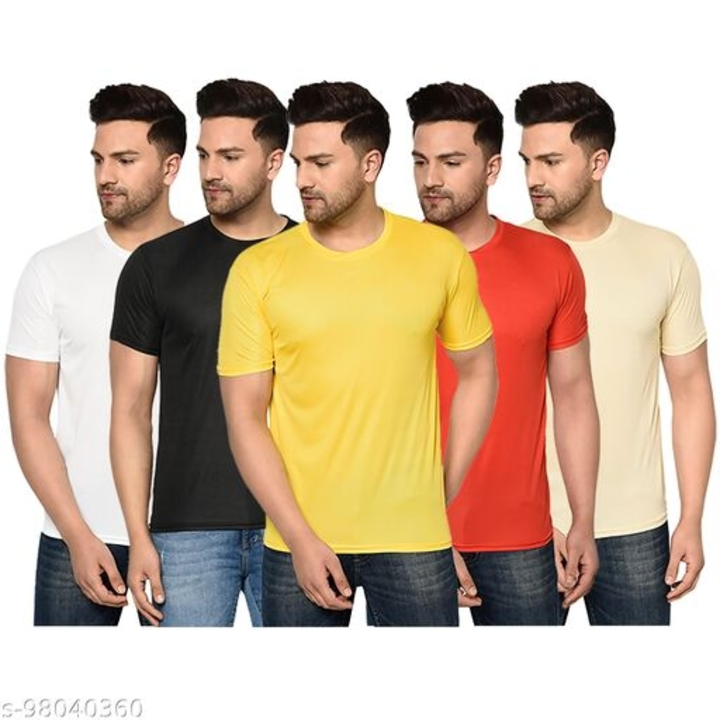 Tatters pack of 5 Dri-Fit T-shirt for men uploaded by business on 6/18/2022