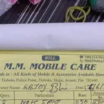 Business logo of M.M Mobile care
