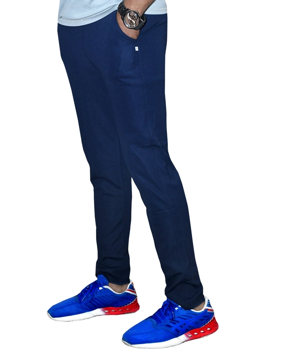 Blue track pants uploaded by P. S. Fashion Hub on 6/19/2022