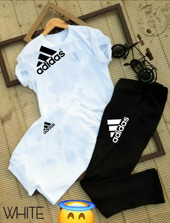 Adidas track suit + shorts uploaded by business on 6/19/2022