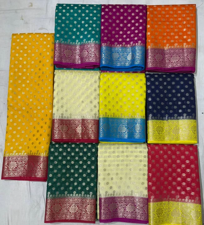 Siffon sarees  uploaded by business on 6/19/2022