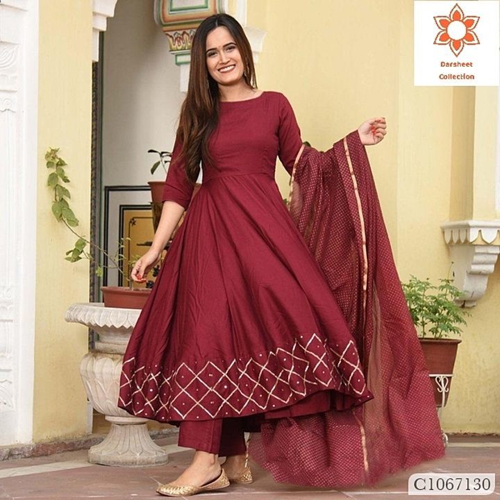 Post image *Product Name:* Special Rayon Solid With Checks Border Kurti With Dupatta

*Details:*
Description: It has 1 Piece of Kurti and 1 Piece of Dupatta
Fabric; Kurti: Rayon, Dupatta: Silk
Length; Kurti: 48 In,  Dupatta: 2.00 mtr
Size; Kurti: XS-34, S-36, M-38, L-40, XL-42, XXl-44, 
Work; Kurti: Solid With Checks Border, Dupatta: Solid With Lace Border
Cash on delivery available...