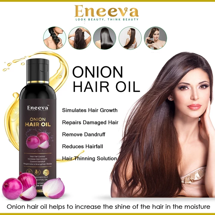Eneeva Onion hair oil For Hair Fall Control, Hair Growth,Hair Regrowth,onion hair oil uploaded by business on 6/19/2022