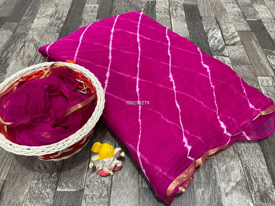 Handmade Lehriya Sarees  uploaded by Shree Ganesh Trades on 6/19/2022