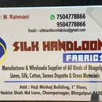 Business logo of SILK HANDLOOM FABRICS
