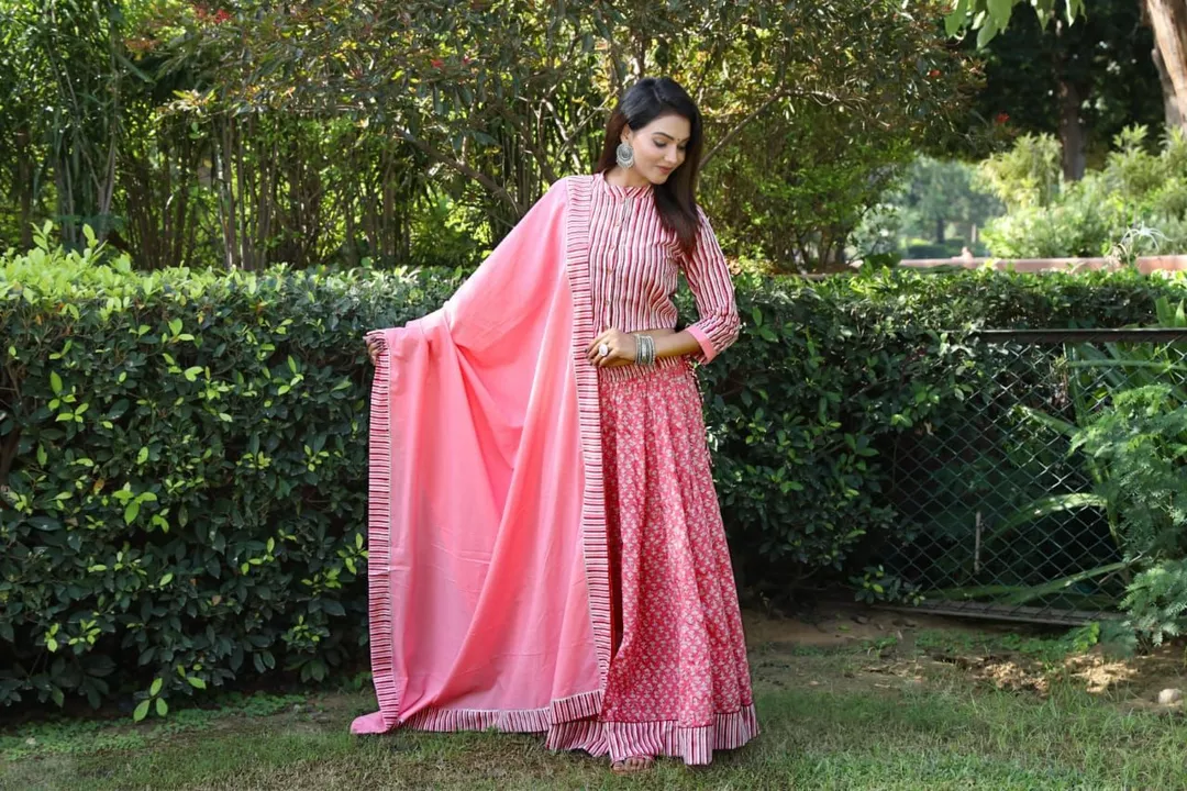 Cotton Lehenga Choli uploaded by Lavish bridal fashion on 6/20/2022