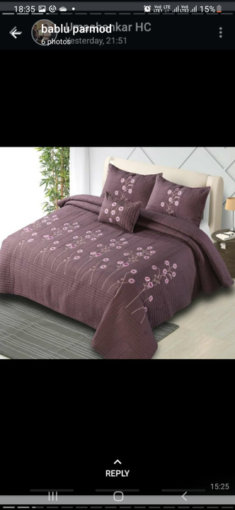 Bed saprate uploaded by Ambey quilts India on 6/20/2022