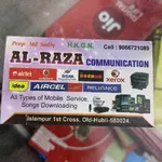 Business logo of AL-RAZA COMMUNICATION