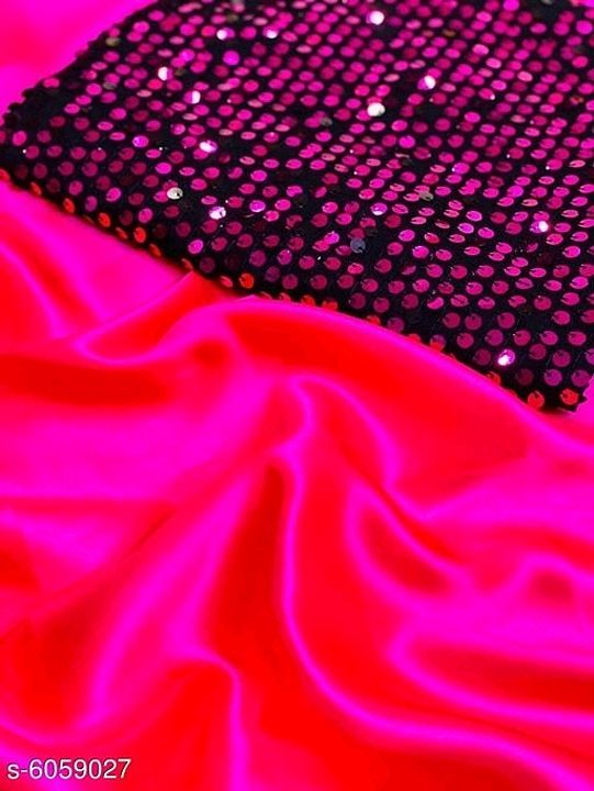 Satin silk saree uploaded by business on 11/4/2020