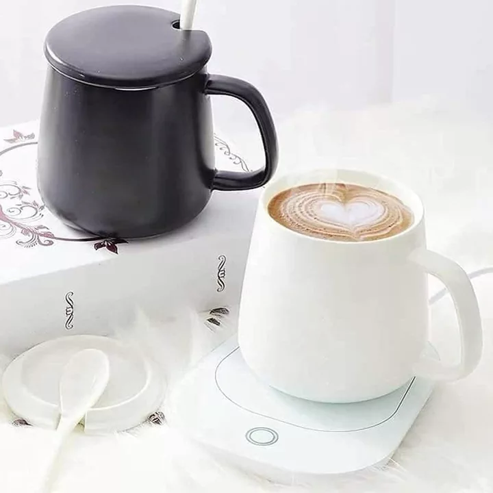 Coffee mug with lid coffee warmer uploaded by SIMMI INTERNATIONAL on 6/21/2022