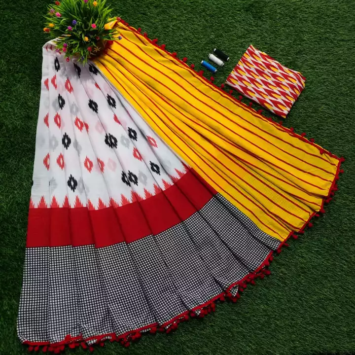 Mul mul cotton saree uploaded by business on 6/21/2022