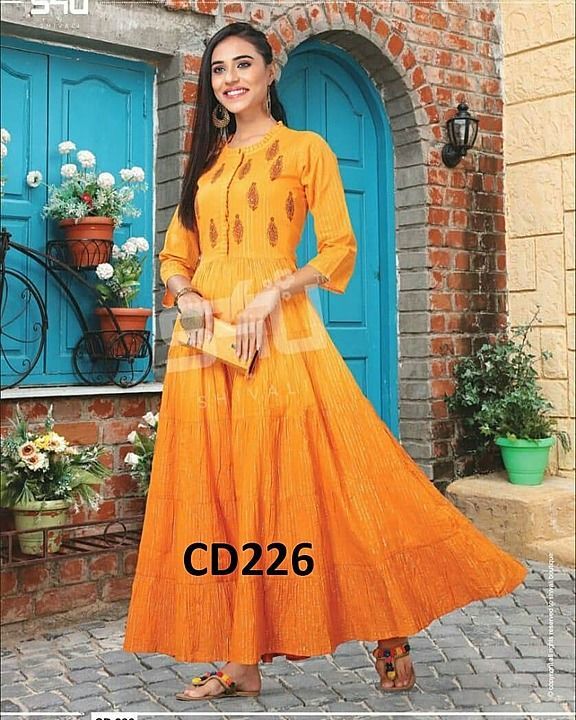 Designer Kurti with Pant uploaded by business on 11/4/2020