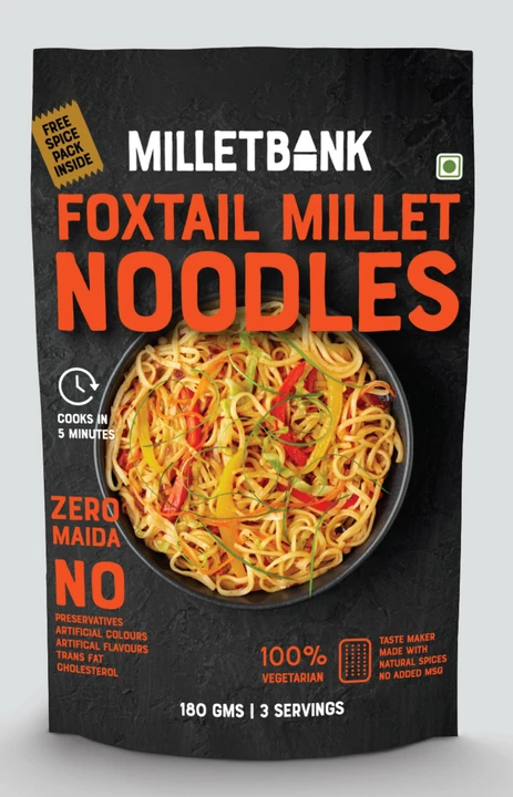 Post image Millet Noodles and millet cookies...