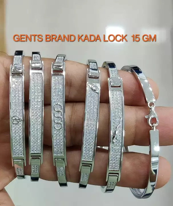 Gents Silver kada  uploaded by business on 6/21/2022