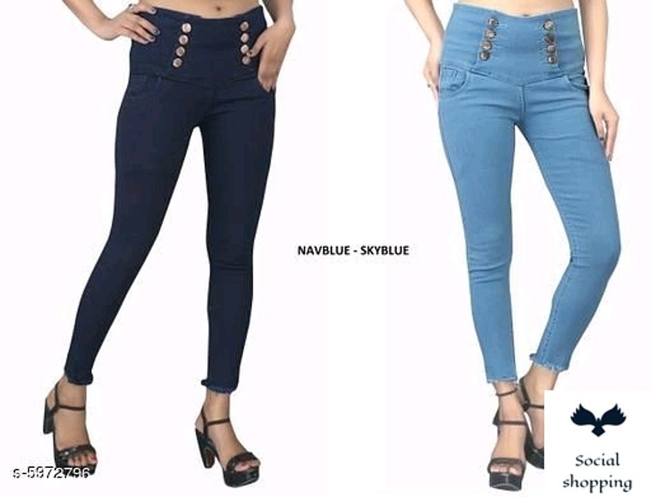Stylish Denim Women's Jeans  uploaded by Social Shopping on 6/19/2020