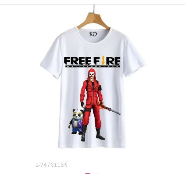 Free fire tshirt  uploaded by Clothes shop on 6/21/2022