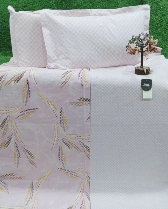 Luxury pure cotton bed sheet uploaded by Mallika on 6/22/2022