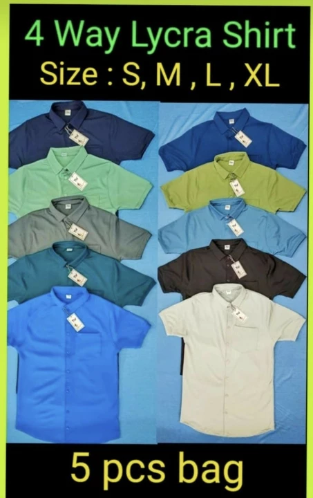 Lycra shirts 4 way  uploaded by Trust Wear on 6/22/2022