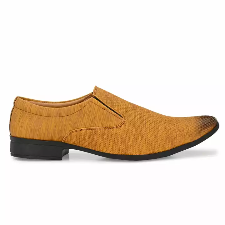 📣🥳 Lazy21 🤩 Synthetic Leather Tan 🤎 Slip On comfort And Fashionable 😍 Formal shoes 👟 For Men  uploaded by www.lazy21.com on 6/22/2022