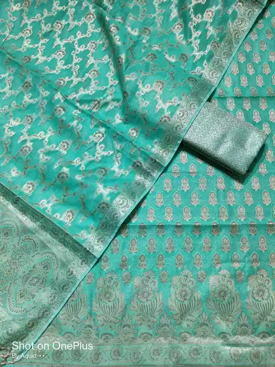 Banarasi Fancy Zari weaving Suit  uploaded by RAHMAN SUIT STORE on 6/22/2022