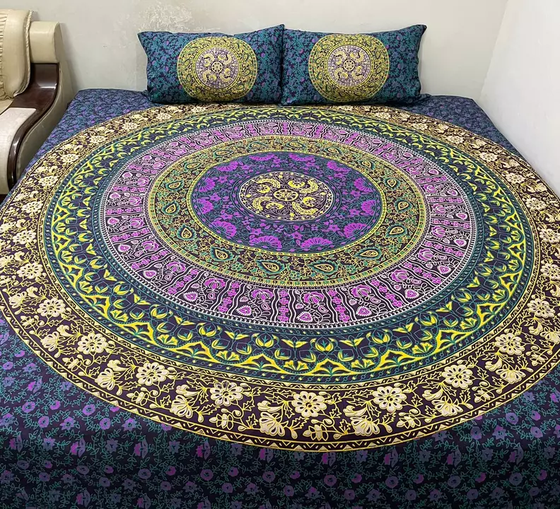 PURE COTTON MANDALA BED SHEET uploaded by business on 6/22/2022