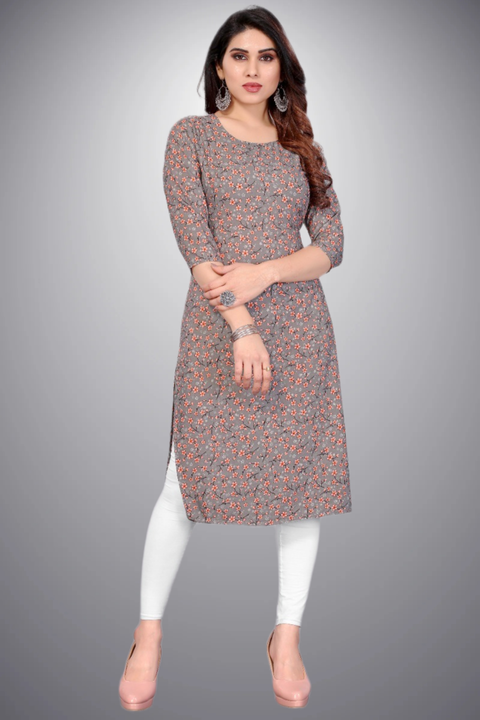 Creap kurti 19 uploaded by Aaditri international on 6/22/2022