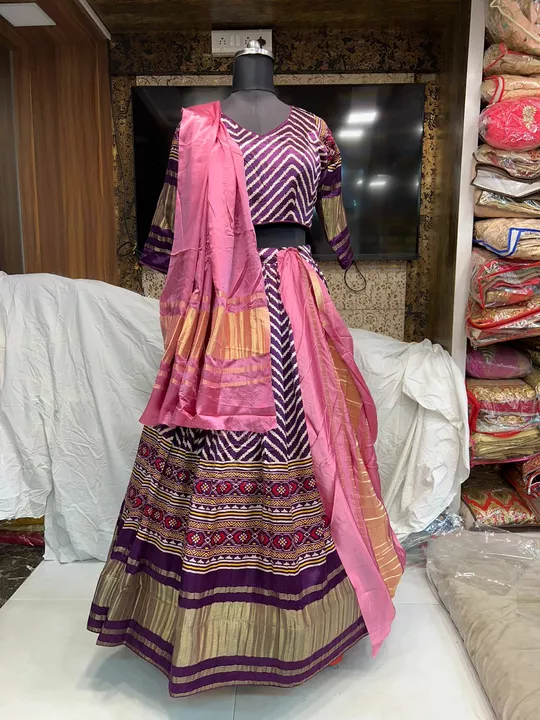 Gaji silk  uploaded by Nilkanth fashion on 6/22/2022