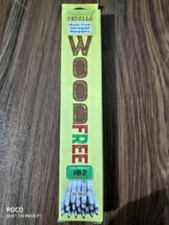 Woodfree Extra Dark HB2 Pencils (Pack of 10nos) uploaded by KAZ Eco Friendly Products on 11/5/2020