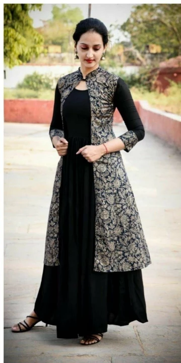 BLACK SHRUG with Kurti  uploaded by business on 6/22/2022