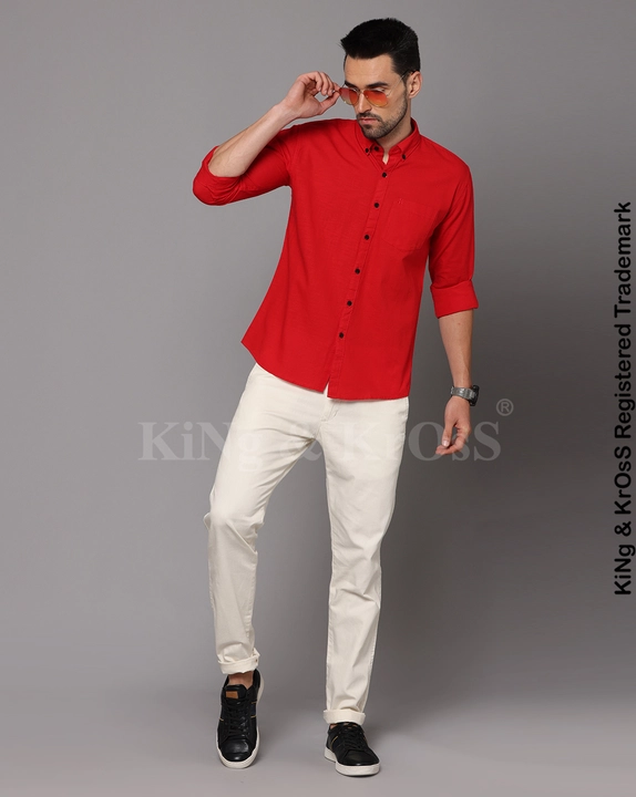 King&Kross Linen Cotton Shirts for Men uploaded by business on 6/23/2022