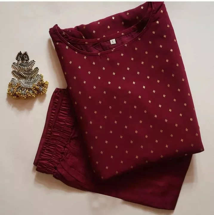 🔥 *Hot and Latest Kurta set*🔥

     💃 *KURTA PENT * 💃

🔥 Fabric Details 

🌟Kurta Fabric:PURE r uploaded by business on 6/23/2022