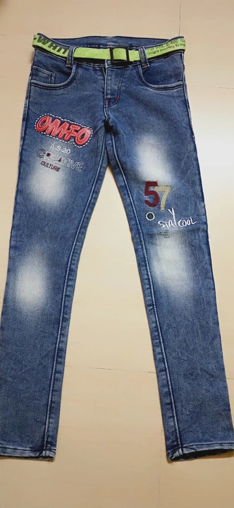 Post image Poly nitid kids jeans, good washing and colour different degine. Kids ♥ touching jeans