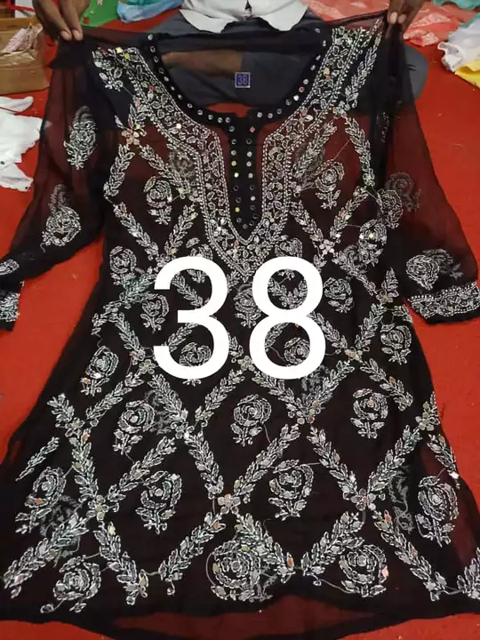 Lucknowi Chikankari Kurti  uploaded by The Diva Collection on 6/23/2022