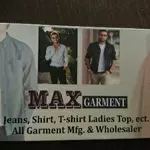 Business logo of Max garment