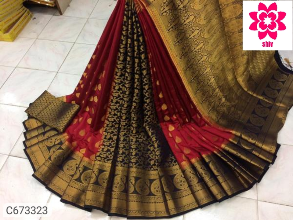  Designer Zari Weaving Banarasi Silk Saree With Jacquard Blouse Piece

 uploaded by Shiv shakti creations on 6/23/2022