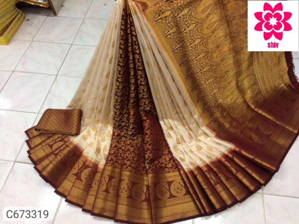  Designer Zari Weaving Banarasi Silk Saree With Jacquard Blouse Piece

 uploaded by business on 6/23/2022
