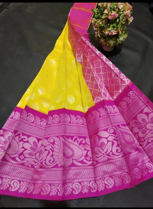 Cotton kuppadam pattu sarees with blouse  uploaded by business on 6/23/2022